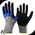 SRSAFETY 2016 doppelte beschichtete Sicherheit Cut-5 Nitril-Handschuh mit 2-Schicht-Beschichtung Handschuh, Anti-Cut-Handschuh